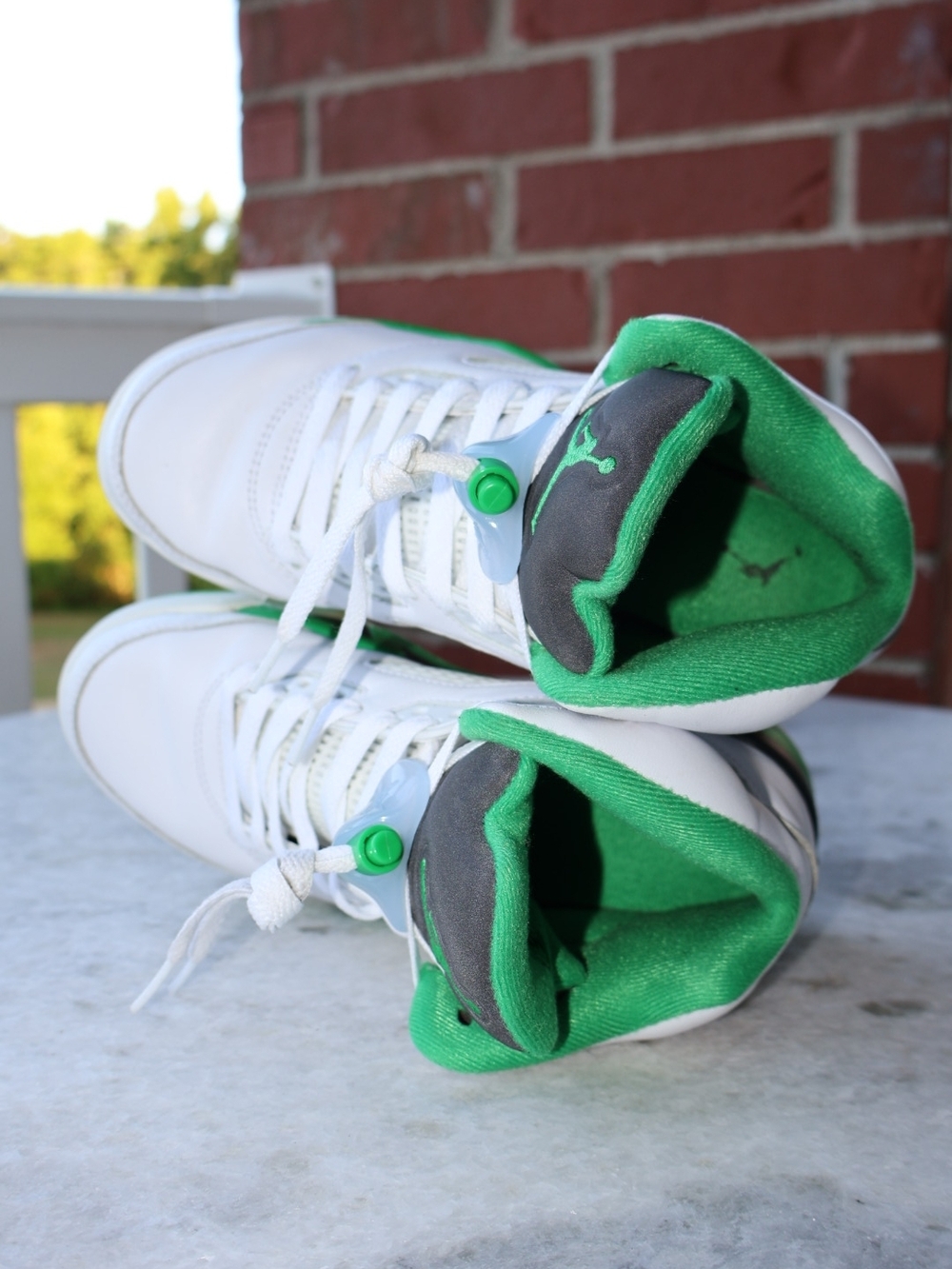 Nike Air Jordan 5 Retro "Lucky Green" - Picture 7 of 8